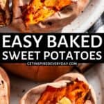 2nd Pin image for Baked Sweet Potatoes.