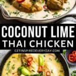 3rd Pin image for Coconut Lime Chicken.