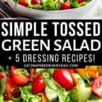Pin for Easy Green Salad.