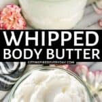 2nd Pin image for Homemade Whipped Body Butter.