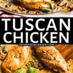 3rd Pin image for Tuscan Chicken.
