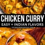 3rd Pin image for Easy Chicken Curry.
