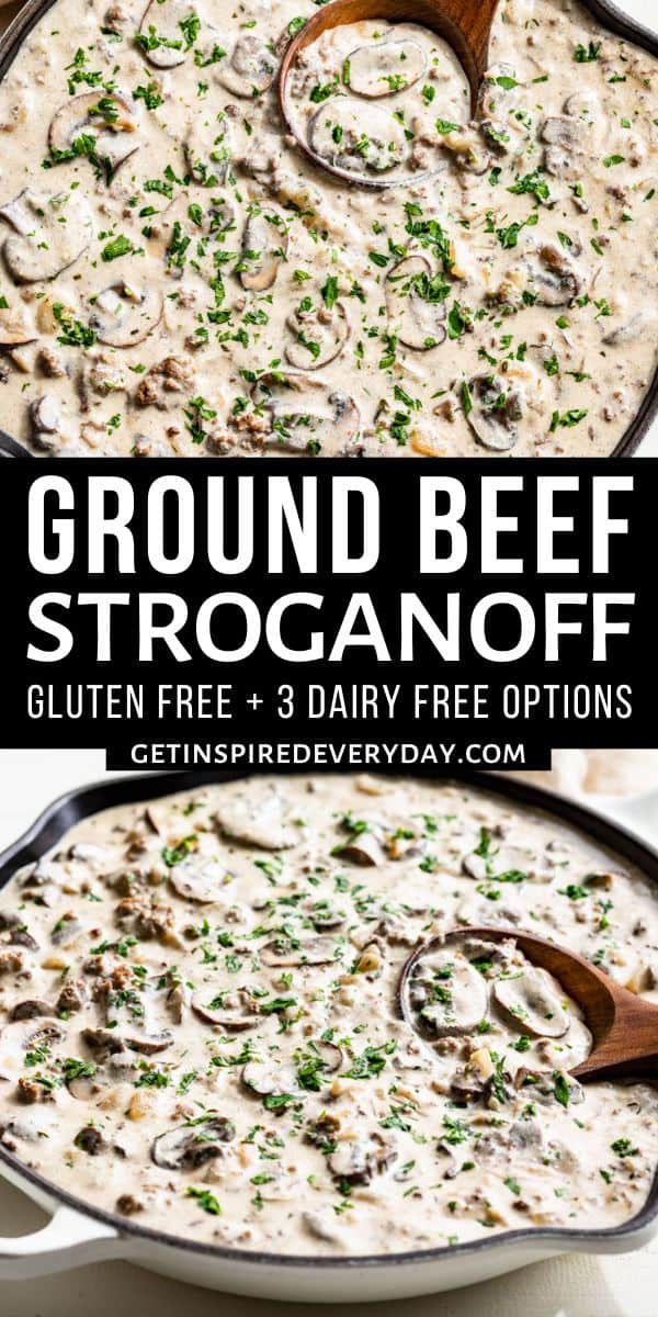 Ground Beef Stroganoff (dairy free opt.) Get Inspired Everyday!