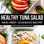 2nd Pin image for Healthy Tuna Salad Meal Prep.