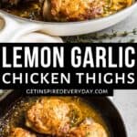 3rd Pin image for Lemon Chicken Thighs.