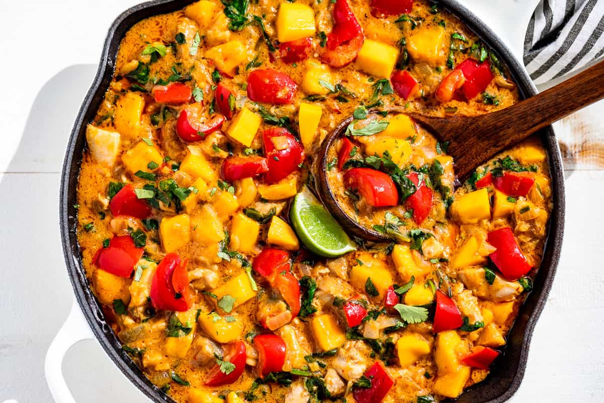 mango chicken curry