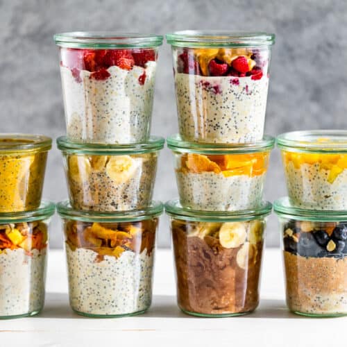 Easy Overnight Oats + 10 recipes (video)