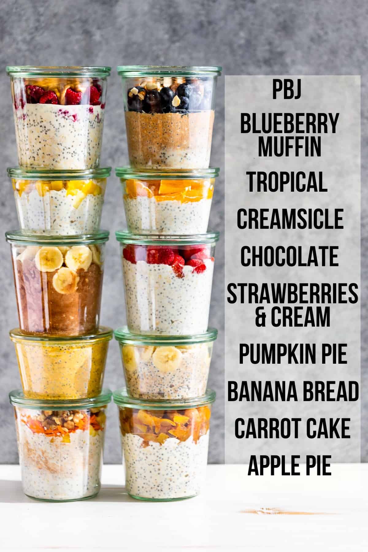 Make-Ahead Oatmeal Jars  5 Easy Overnight Oat Recipes - Radiant Life