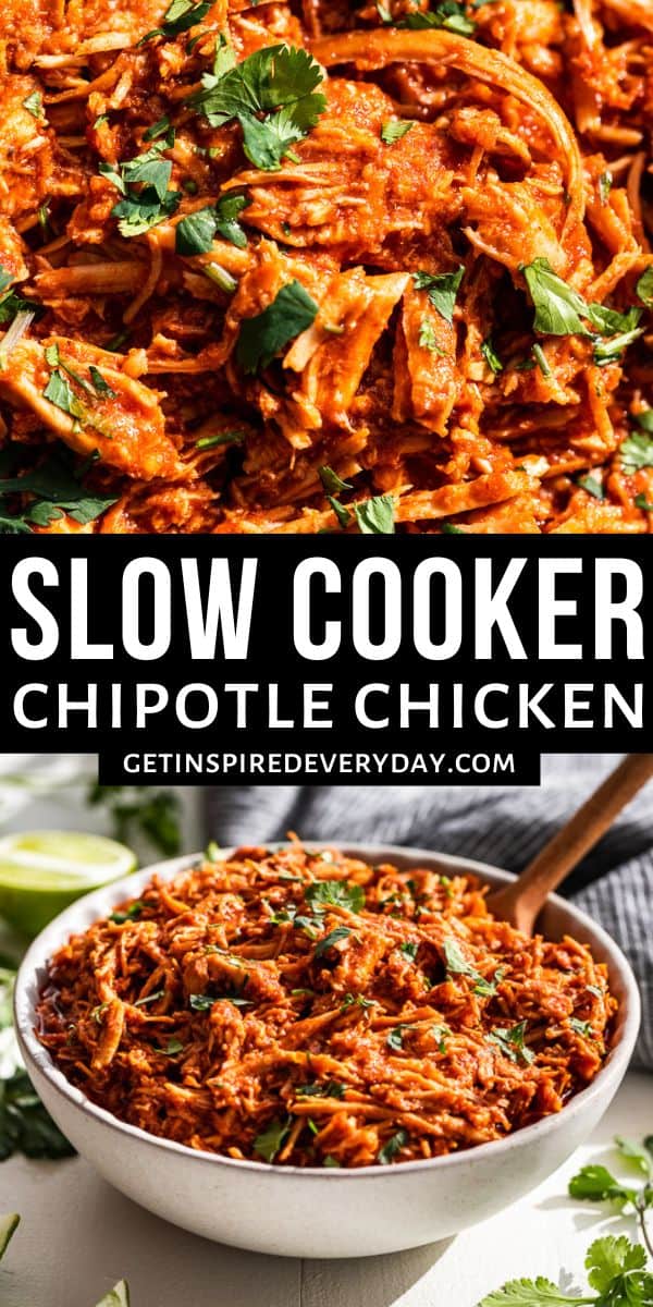 Slow Cooker Chipotle Chicken | Get Inspired Everyday