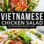 3rd Pin image for Vietnamese Chicken Salad.