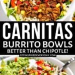 2nd Pin for Carnitas Burrito Bowls.