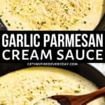 2nd Pin image for Garlic Parmesan Sauce.