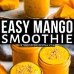 3rd Pin image for Mango Smoothie.