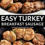 3rd Pin image for Turkey Breakfast Sausage.