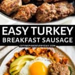 2nd Pin image for Turkey Breakfast Sausage.