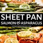 2nd Pin image for Sheet Pan Salmon and Asparagus.