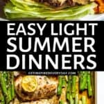 3rd Pin image for Light Summer Dinners.