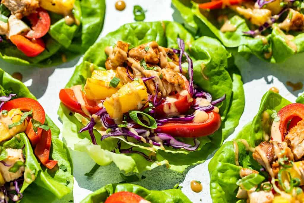 Thai Chicken Lettuce Wraps | Get Inspired Everyday!