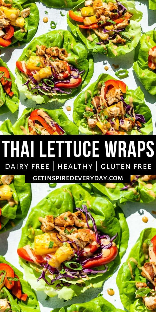 Thai Chicken Lettuce Wraps | Get Inspired Everyday!