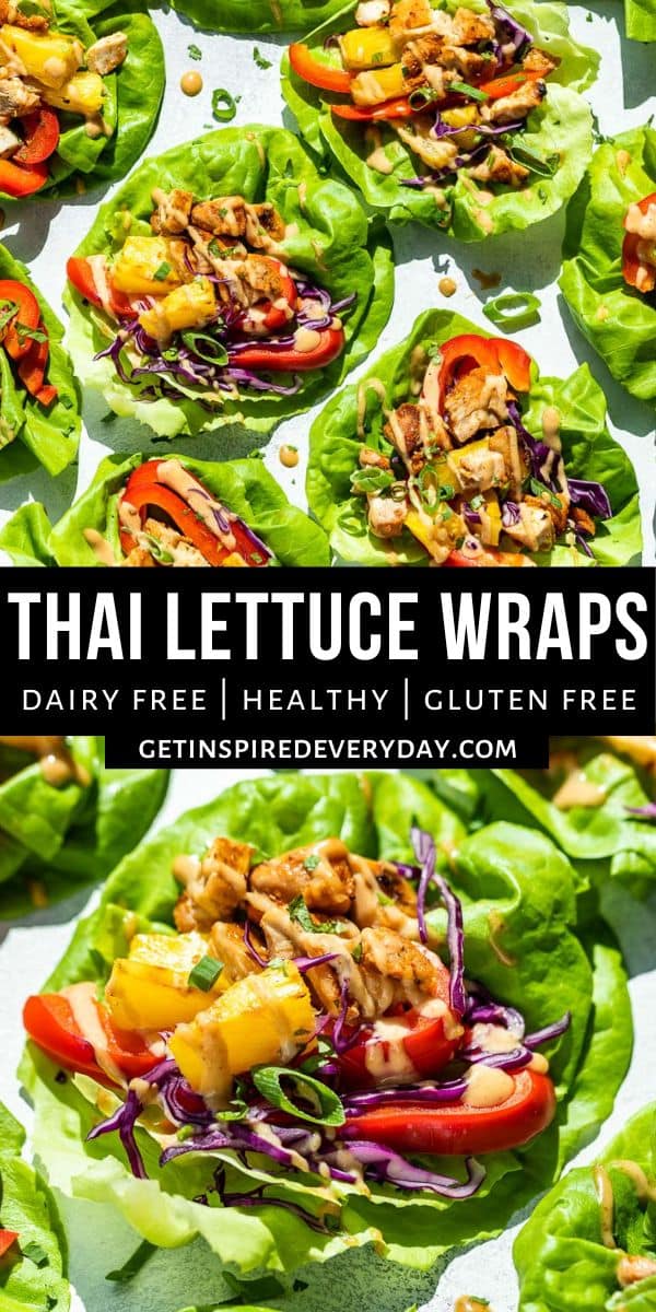 Thai Chicken Lettuce Wraps | Get Inspired Everyday!