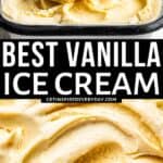 Pin image for Vanilla Ice Cream.