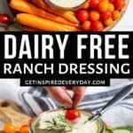Pin image for dairy free ranch dressing.