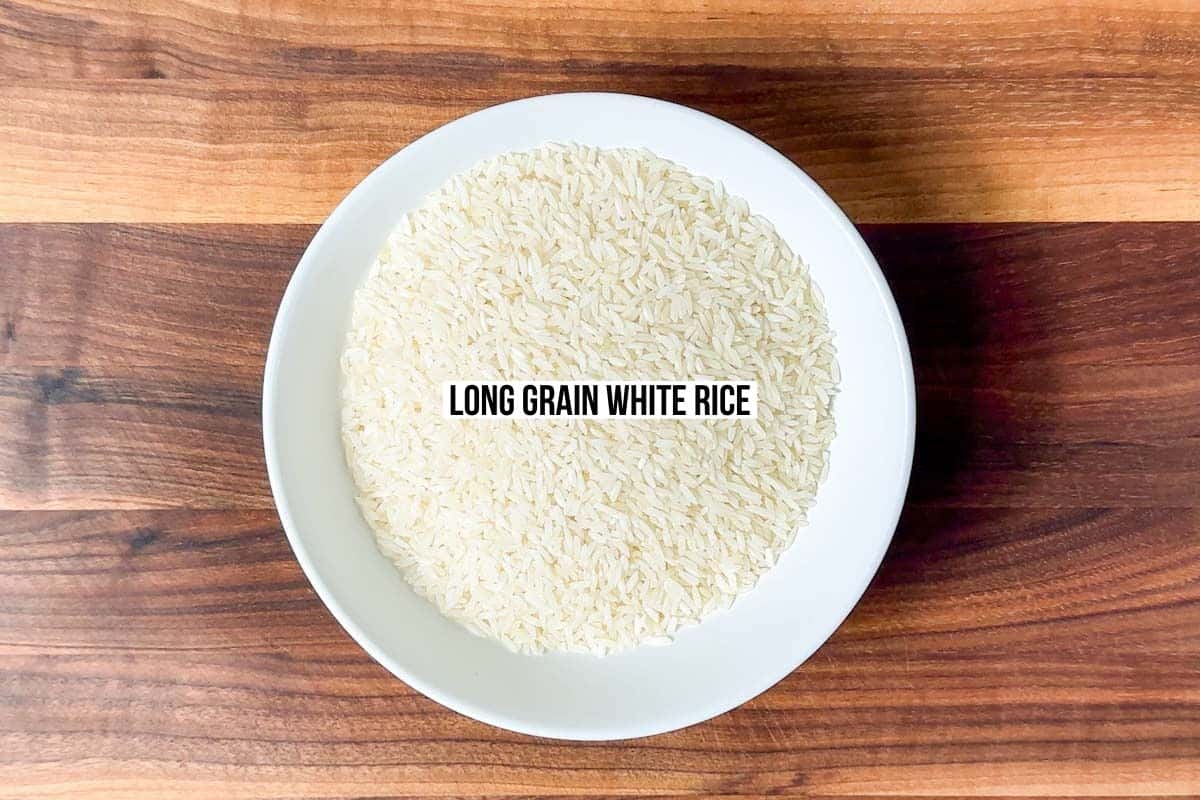 Pinterest image for Instant Pot Long Grain Rice.