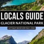 Pinterest image for top tips for Glacier National Park.