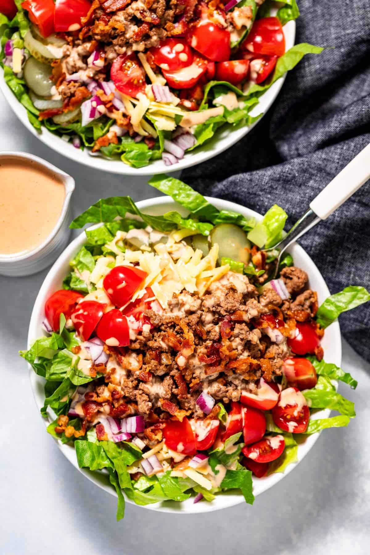 Cheeseburger Salad Bowl